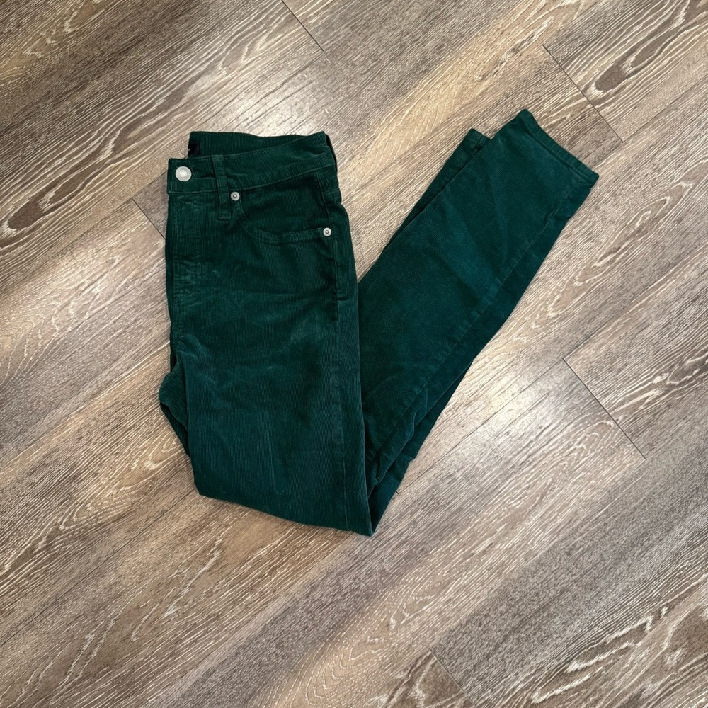 J. Crew Dark Green corduroys